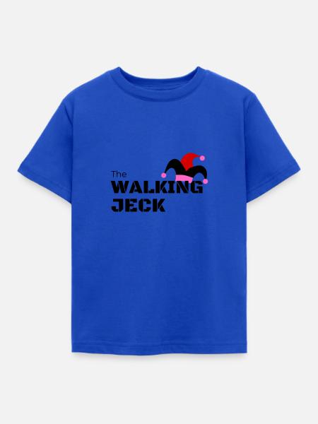 JECK JEAH - Kinder T-Shirt - Royalblau