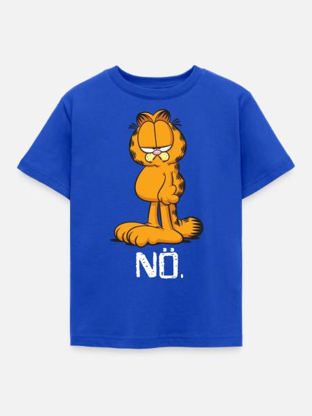 Garfield Nö - Kinder T-Shirt - Royalblau