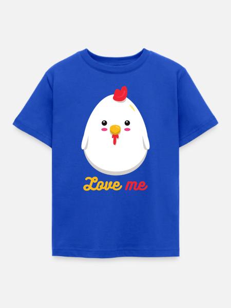 Hahn - Kinder T-Shirt - Royalblau