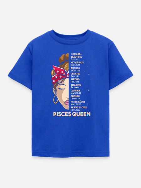 Sternzeichen Fische - Kinder T-Shirt - Royalblau