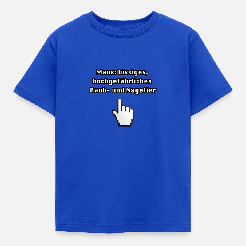 Computer - Kinder T-Shirt - Royalblau
