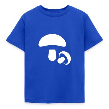 Pilze, Pilze sammeln - Kinder T-Shirt - Royalblau - Vorne - AI Model Kid Female (0cm)