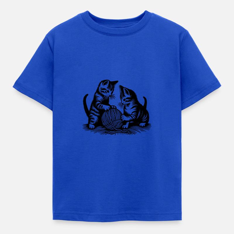 Chatons espiègles - T-shirt Enfant - bleu royal