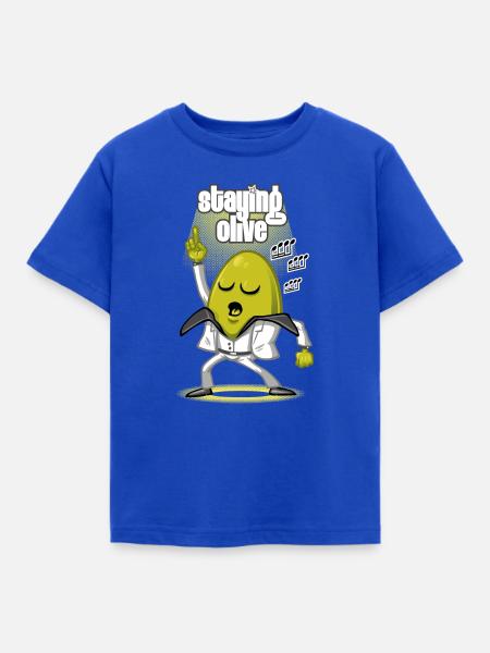 Staying olive - Kinder T-Shirt - Royalblau
