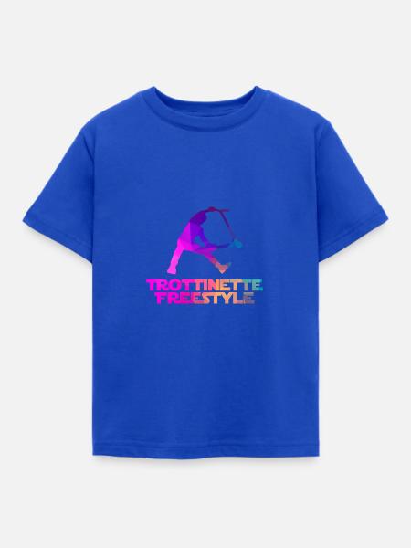 Freestyle-Roller - Kinder T-Shirt - Royalblau