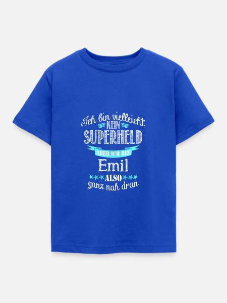 emil - Kinder T-Shirt - Royalblau