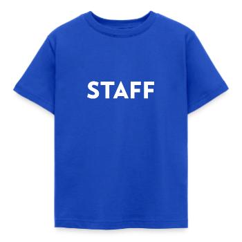 STAFF Tshirt - T-shirt Enfant - bleu royal - Devant - AI Model Kid Female (0cm)