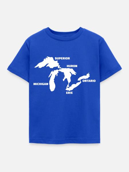 Great Lakes - Kinder T-Shirt - Royalblau
