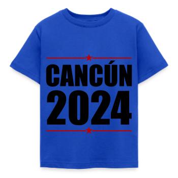 Cancun 2024 - Kids' T-Shirt - royal blue - Front - AI Model Kid Female (0cm)