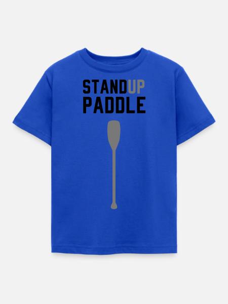 SUP Stand Up Paddle - Kinder T-Shirt - Royalblau