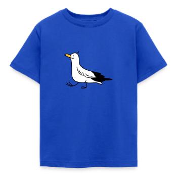 goéland drôle - T-shirt Enfant - bleu royal - Devant - AI Model Kid Female (0cm)