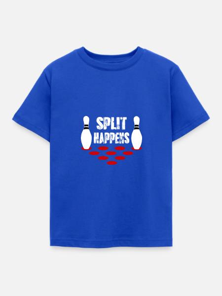 Split Happens weiss - Kinder T-Shirt - Royalblau