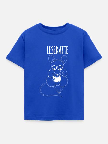Lesen Leseratte Buch - Kinder T-Shirt - Royalblau