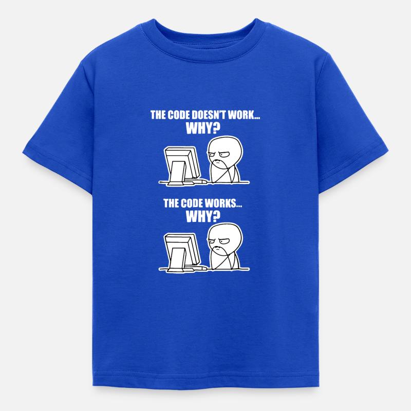 it computer informatik elektronik spruch lustig - Kinder T-Shirt - Royalblau