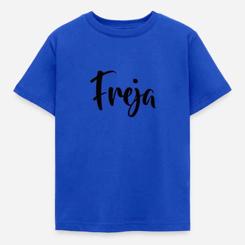 Freja - Børne-T-shirt - kongeblå