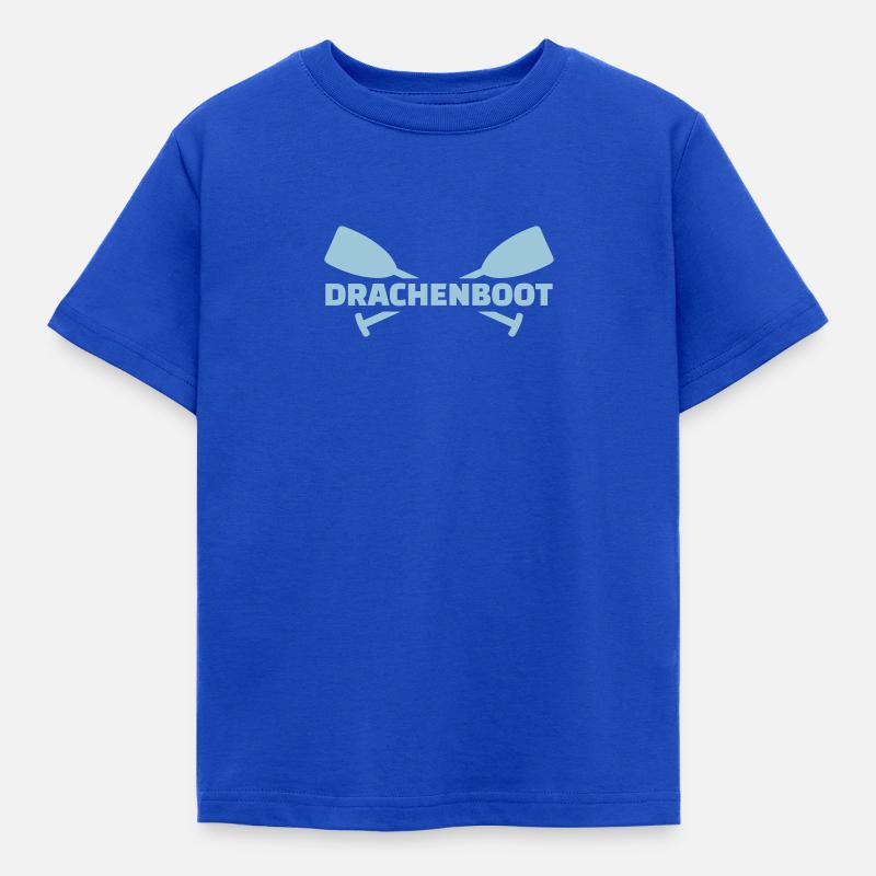 Drachenboot - Kinder T-Shirt - Royalblau