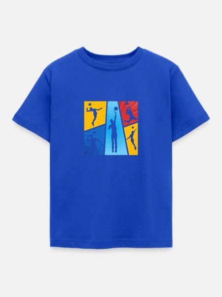 Faustball Faustballer - Kinder T-Shirt - Royalblau