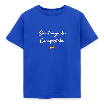 Santiago de compostela - T-shirt Enfant - bleu royal - Devant - AI Model Kid Female (0cm)