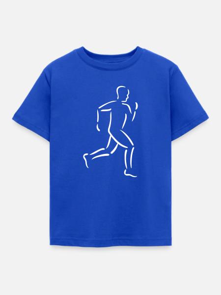 Laufen - Kinder T-Shirt - Royalblau