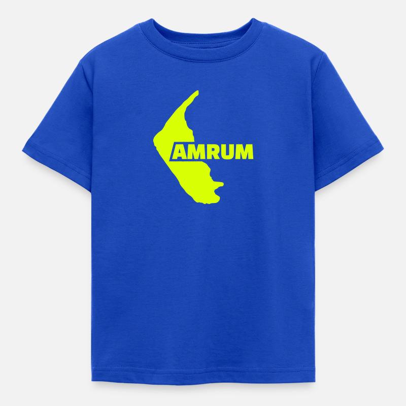 Amrum - Kinder T-Shirt - Royalblau