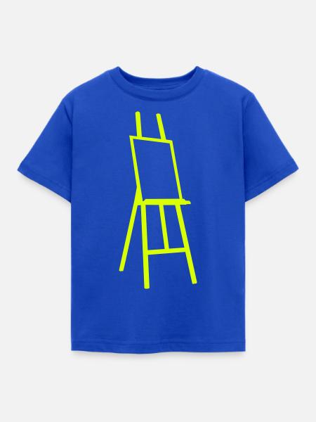 Maler - Kinder T-Shirt - Royalblau