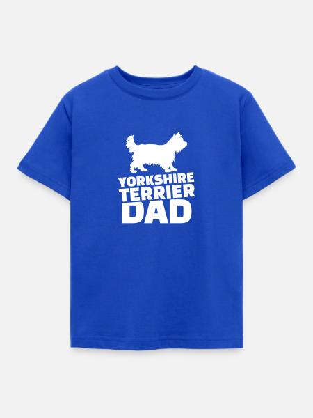 Yorkshire Terrier - Kinder T-Shirt - Royalblau