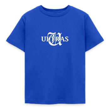 Ultras Solgan - Kids' T-Shirt - royal blue - Front - AI Model Kid Female (0cm)