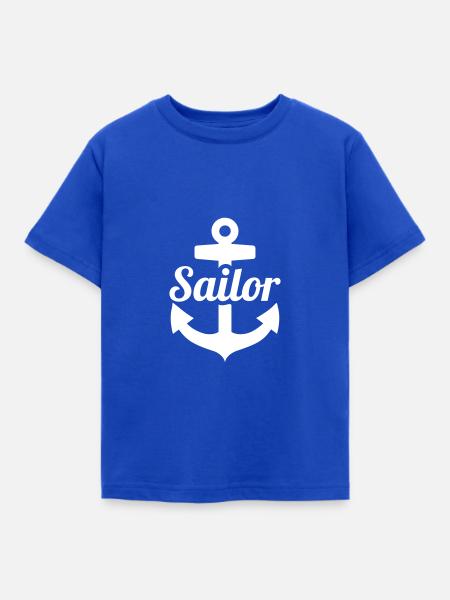 Matrose - Kinder T-Shirt - Royalblau