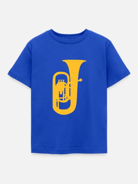Tuba - Kinder T-Shirt - Royalblau
