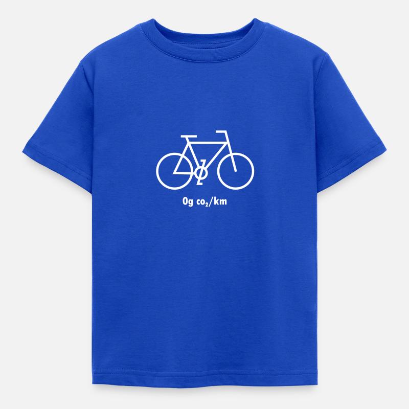 Zéro grammes de CO2 - T-shirt Enfant - bleu royal