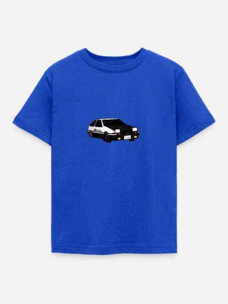 Initial D Driften Akina - Kinder T-Shirt - Royalblau
