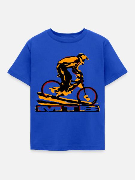 Mtb - Kinder T-Shirt - Royalblau