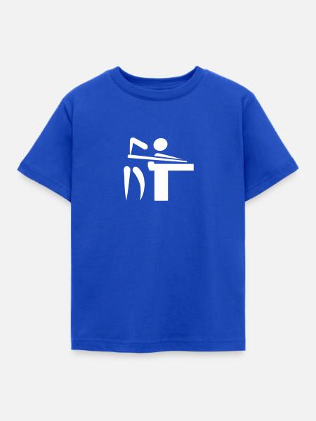 Billard - Kinder T-Shirt - Royalblau