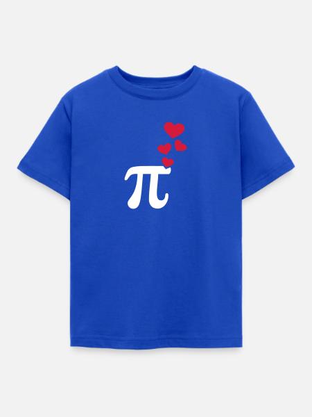 Pi - Kinder T-Shirt - Royalblau