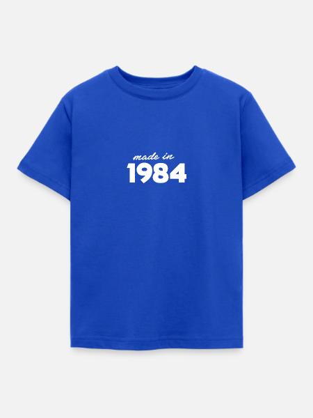 Baujahr 1984 - Kinder T-Shirt - Royalblau