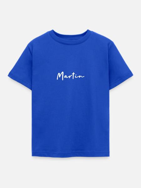Martin - Kinder T-Shirt - Royalblau