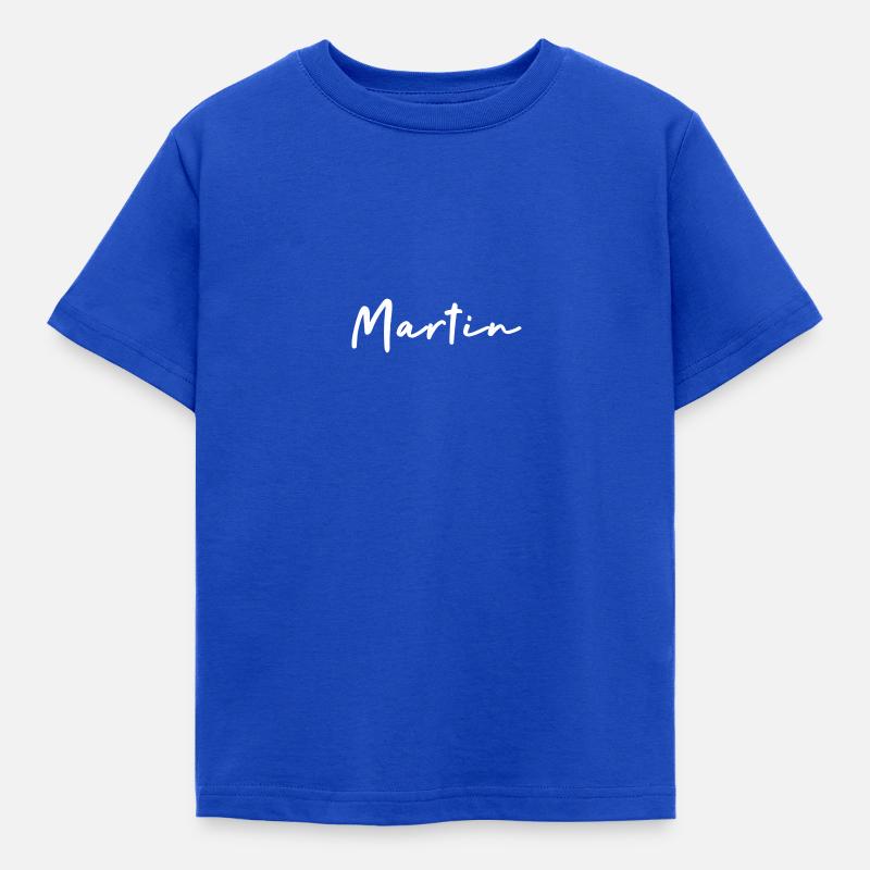 Martin - Kinder T-Shirt - Royalblau