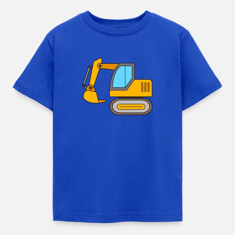 Bagger Kinder - Kinder T-Shirt - Royalblau