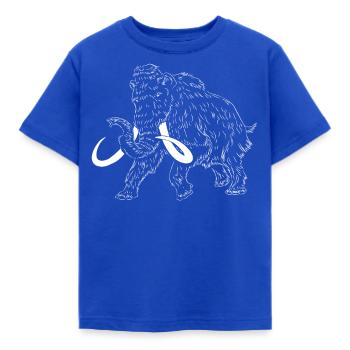 Mammut - Kinder T-Shirt - Royalblau - Vorne - AI Model Kid Female (0cm)