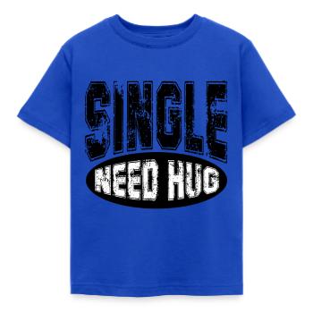 Unique Besoin Hug Vintage - T-shirt Enfant - bleu royal - Devant - AI Model Kid Female (0cm)
