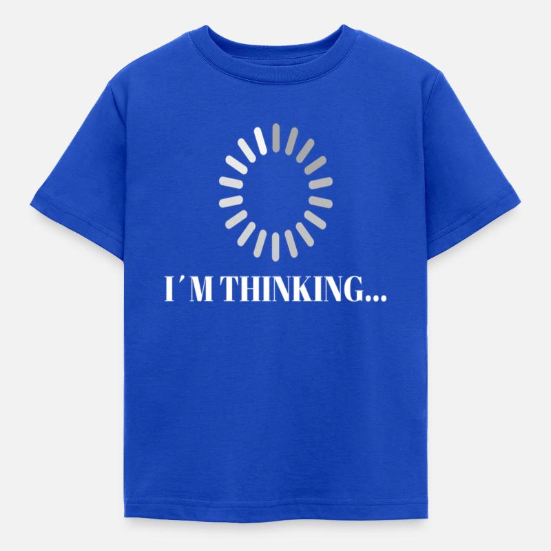 I AM THINGING… TEE, GAMER, NERD - Kinder T-Shirt - Royalblau