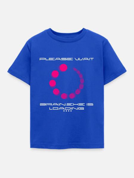 Computer - Kinder T-Shirt - Royalblau