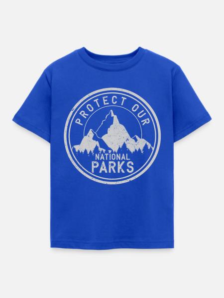 National Park - Kinder T-Shirt - Royalblau