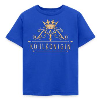 Cabbage Queen Cabbage King Royal Couple Cabbage RideTour - Kids' T-Shirt - royal blue - Front - AI Model Kid Female (0cm)