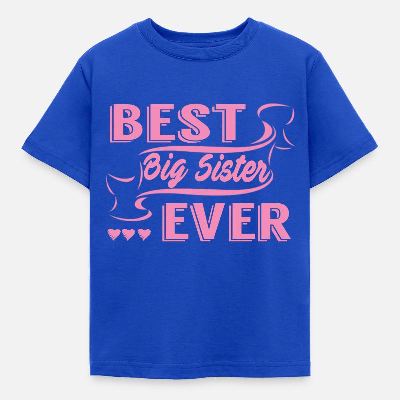 Beste große Schwester aller Zeiten - Kinder T-Shirt - Royalblau