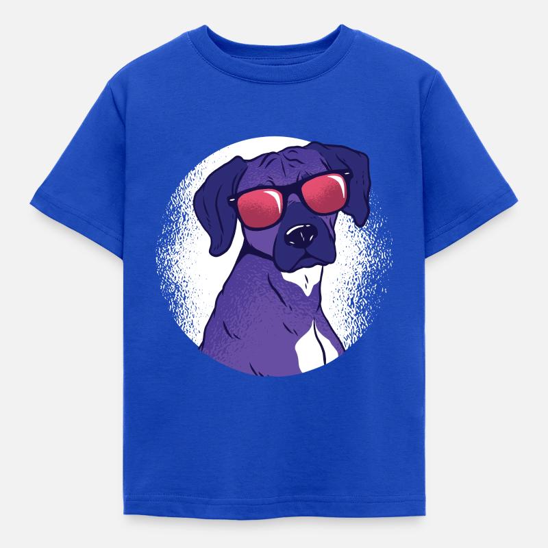 Rhodesian Ridgeback Hund - Kinder T-Shirt - Royalblau