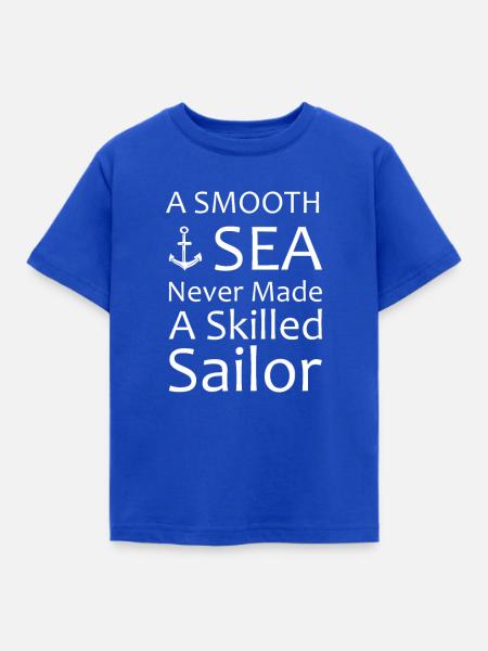 Segler & Seefahrer - Kinder T-Shirt - Royalblau