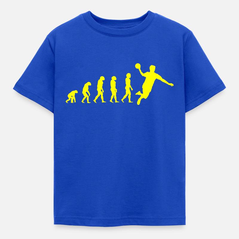 HANDBALL Evolution - Kinder T-Shirt - Royalblau