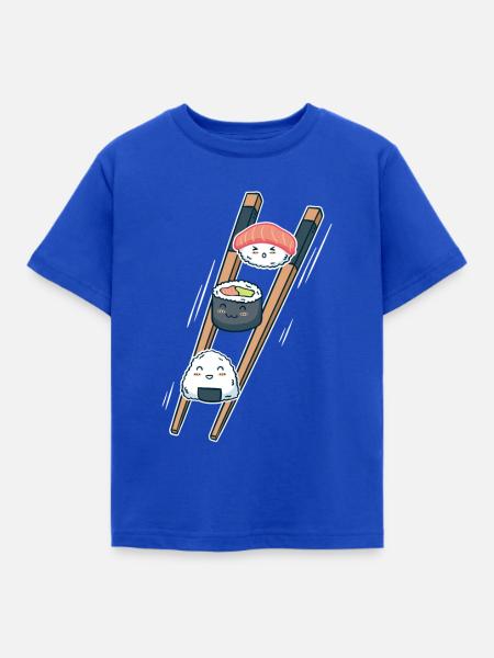 Sushi - Kinder T-Shirt - Royalblau
