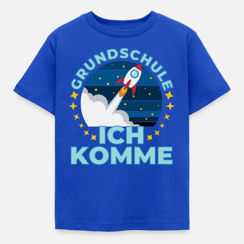 Einschulung 2021 Einschulungsgeschenk - Kinder T-Shirt - Royalblau